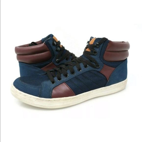 H&M Other - H&M Mens Leather High Top Lace Up Athletic Shoes